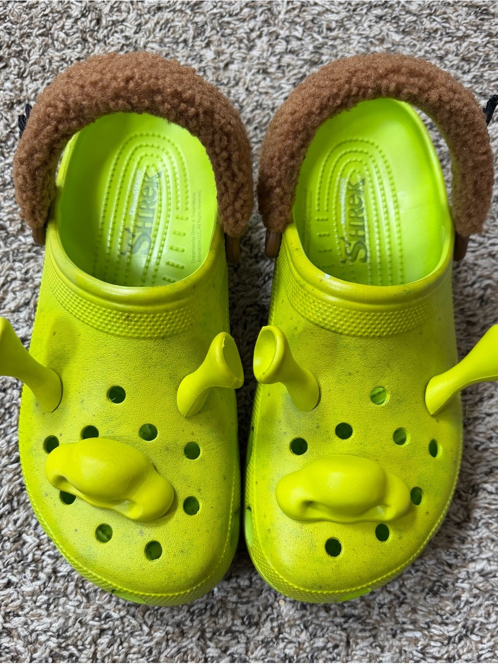 DreamWorks Shrek x Crocs Classic Clogs, adult size 12